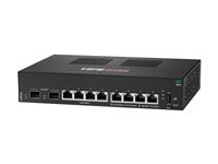 HPE Aruba Networking CX 6000 8p 10M/100M/1G 2p SFP 1G Switch - Switch - Administrerad - 8 x 10/100/1000 + 2 x gigabit SFP (upplänk) - sida till sida luftflöde - rackmonterbar, väggmonterbar - AC - BTO S4R22A#ABB