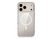 Insmat - Baksidesskydd för mobiltelefon - MagSafe-kompatibilitet - hård polykarbonat, flexibla TPU-kanter - klar - för Apple iPhone 17 Pro Max 650-1374