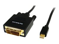 StarTech.com 1,8 m Mini DisplayPort till DVI-kabel – M/M - DisplayPort-kabel - Mini DisplayPort (hane) till DVI-D (hane) - 1.8 m - svart MDP2DVIMM6