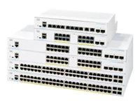Cisco Business 350 Series 350-48T-4X - Switch - L3 - Administrerad - 48 x 10/100/1000 + 4 x 10 Gigabit SFP+ - rackmonterbar - återanvänd CBS350-48T-4XUK-RF