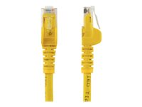 StarTech.com 5m CAT6 Ethernet Cable, 10 Gigabit Snagless RJ45 650MHz 100W PoE Patch Cord, CAT 6 10GbE UTP Network Cable w/Strain Relief, Yellow, Fluke Tested/Wiring is UL Certified/TIA - Category 6 - 24AWG (N6PATC5MYL) - Nätverkskabel - RJ-45 (hane) till RJ-45 (hane) - 5 m - UTP - CAT 6 - hakfri, tvinnad - gul N6PATC5MYL