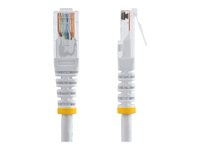 StarTech.com Molded Cat 5e UTP Patch Cable - Patch-kabel - RJ-45 (hane) till RJ-45 (hane) - 15 m - UTP - CAT 5e - formpressad - vit M45PAT15MWH