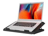PORT Ergonomic Cooler Pro - Fläkt till bärbar dator/notebook - med 2-ports USB-hubb - 17" - 140 mm 901099