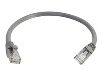 C2G Cat5e Booted Unshielded (UTP) Network Patch Cable - Patch-kabel - RJ-45 (hane) till RJ-45 (hane) - 1.5 m - UTP - CAT 5e - formpressad, hakfri, tvinnad - grå 83142