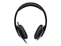 Logitech USB Headset H540 - Headset - på örat - kabelansluten 981-000480