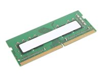 Lenovo - DDR4 - modul - 8 GB - SO DIMM 260-pin - 3200 MHz / PC4-25600 - 1.2 V - ej buffrad - icke ECC - för ThinkCentre M70q; M80q; M90a; M90q; ThinkPad E14 Gen 2; E15 Gen 2; L14 Gen 1; L15 Gen 1; P1 (3rd Gen); P14s Gen 1; P15 Gen 1; P15s Gen 1; P15v Gen 1; P17 Gen 1; T14 Gen 1; T15 Gen 1; T15p Gen 1; X1 Extreme (3rd Gen); ThinkStation P340; V14; V15; V30a-22; V30a-24; V35s 07 4X70Z90844