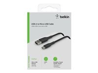 Belkin BoostCharge - USB-kabel - mikro-USB typ B (hane) till USB (hane) - 1 m - svart CAB007BT1MBK