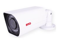 BTG - Övervakningskamera - kula - utomhusbruk - färg (Dag&Natt) - 2 MP - 1920 x 1080 - 1080p - varifokal - CVBS, CVI, AHD, TVI - DC 12 V BTG1236/28AHQ