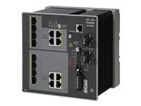 Cisco Industrial Ethernet 4000 Series - Switch - Administrerad - 4 x kombinations-SFP + 4 x kombinations-Gigabit SFP - DIN-skenmonterbar - DC power - TAA-kompatibel IE-4000-4TC4G-E