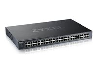 Zyxel XGS1935 Series XGS1935-52 - Switch - hanterad - L3 Lite - smart - 48 x 10/100/1000 + 4 x 10 Gigabit SFP+ (upplänk) - rackmonterbar - för Zyxel DAC10G-1M v2, DAC10G-3M v2, SFP10, SFP-1000, SFP-BX1310-10, SFP-BX1550, SFP-SX-D XGS1935-52-EU0101F