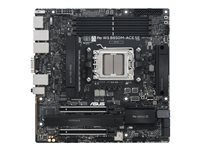 ASUS Pro WS B850M-ACE SE - Moderkort - micro ATX - Socket AM5 - AMD B850 Chipuppsättning - USB-C 3.2 Gen2, USB 3.2 Gen 2, USB-C 3.2 Gen 2x2, USB4 - 10 Gigabit LAN - inbyggda grafiken - HD-ljud (8 kanaler) 90MB1MN0-M0EAY0