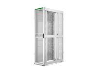 APC NetShelter SX Gen 2 - Rack skåp - 2258 H x 600 B x 1200 D mm, med sidor - golvstående - vit - 48U - 19" - TAA-kompatibel - för P/N: SC500RM1U, SRT10KXLTUS, SRT3000RMXLA-NC, SRT3000RMXLT-NC, SRTL2K2RM1UWC, SRTL3KRM1UIC AR3307W2