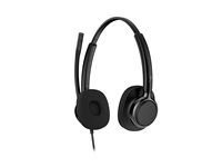 HP Poly Mission 425 - Mission 400 Series - headset - på örat - kabelansluten - aktiv brusradering - USB-C, USB-A - svart - Zoomcertifierad, Certifierad för Microsoft-teams, Works With Chromebook Certified, Google Meet-certifierad C01B3AA#AC3