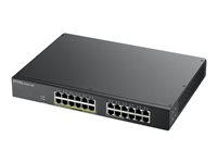 Zyxel GS1900-24EP - Switch - smart - 24 x 10/100/1000 (12 PoE) - rackmonterbar, väggmonterbar - PoE (130 W) GS1900-24EP-EU0101F