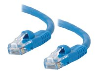 C2G Cat5e Booted Unshielded (UTP) Network Patch Cable - Patch-kabel - RJ-45 (hane) till RJ-45 (hane) - 10 m - UTP - CAT 5e - formpressad, hakfri, tvinnad - blå 83167