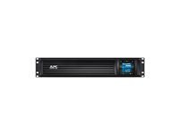 APC Smart-UPS C - UPS (kan monteras i rack) - AC 230 V - 600 Watt - 1000 VA - USB, serial - utgångskontakter: 4 - 2U - svart - med APC SmartConnect - för P/N: AR4018SPX432, AR4024SP, AR4024SPX429, AR4024SPX431, AR4024SPX432, NBWL0356A SMC1000I-2UC