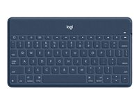 Logitech Keys-To-Go - Tangentbord - trådlös - Bluetooth - QWERTY - nordiskt (danska/finska/norska/svenska) - klassisk blå 920-010052