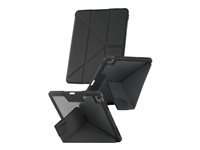 CARE by PanzerGlass - Vikbart fodral för surfplatta - termoplastisk polyuretan (TPU), polykarbonat, konstläder - svart - för Apple 13-inch iPad Air M3 Wi-Fi, M3 Wi-Fi + Cellular CR31677