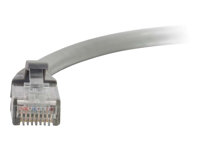 C2G Cat5e Booted Unshielded (UTP) Network Patch Cable - Patch-kabel - RJ-45 (hane) till RJ-45 (hane) - 15 m - UTP - CAT 5e - formpressad, hakfri, tvinnad - grå 83148