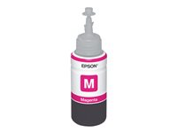 Epson T6643 - 70 ml - magenta - original - påfyllnadsbläck - för EcoTank ET-14000, ET-16500, ET-2500, ET-2550, ET-2600, ET-2650, ET-3600, ET-4500, ET-4550 C13T664340