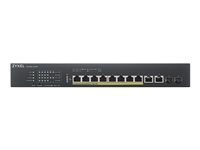 Zyxel XS1930-12HP - Switch - smart - 8 x 100/1000/2.5G/5G/10GBase-T (PoE++) + 2 x 100/1000/2.5G/5G/10GBase-T + 2 x 10 Gigabit SFP+ - rackmonterbar - PoE++ (375 W) XS1930-12HP-ZZ0101F