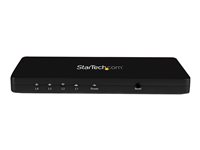StarTech.com 4K HDMI-video-splitter med 4 portar ? 1x4 HDMI-splitter med hölje i solitt aluminium ? 4K @ 30 Hz - Video-/ljudomkopplare - 4 x HDMI - skrivbordsmodell - för P/N: ST121HDBT20L, ST121HDBT20S, ST121HDBTE, SVA5H2NEUA ST124HD4K