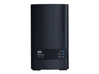 WD My Cloud EX2 Ultra WDBVBZ0040JCH - Personlig molnlagringsenhet - 2 fack - 4 TB - HDD 2 TB x 2 - RAID RAID 0, 1, JBOD - RAM 1 GB - Gigabit Ethernet - iSCSI support WDBVBZ0040JCH-EESN