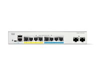 Cisco Catalyst 1300-8MGP-2X - Switch - L3 - Administrerad - 4 x Gigabit Ethernet + 4 x 100/1000/2.5G + 2 x 10 Gigabit SFP+ - rackmonterbar - PoE+ (120 W) C1300-8MGP-2X