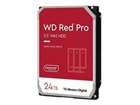 WD Red Pro WD241KFGX - Hårddisk - Enterprise - 24 TB - inbyggd - 3.5" - SATA 6Gb/s - 7200 rpm - buffert: 512 MB 7211324T-7050400-000-RS