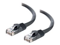 C2G Cat5e Booted Unshielded (UTP) Network Patch Cable - Patch-kabel - RJ-45 (hane) till RJ-45 (hane) - 30 m - UTP - CAT 5e - formpressad, hakfri, tvinnad - svart 83190