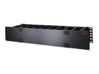 APC Cable Management - Kabelhållarsats för rack - svart - 2U - TAA-kompatibel - för P/N: SCL500RM1U, SMT1500RM2UCNC, SMT750RM2UCNC, SMTL2K2RM2UCL, SMTL3KRM2UCL AR8603A