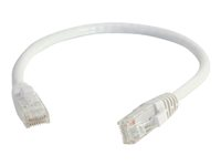 C2G Cat5e Booted Unshielded (UTP) Network Patch Cable - Patch-kabel - RJ-45 (hane) till RJ-45 (hane) - 15 m - UTP - CAT 5e - formpressad, hakfri, tvinnad - vit 83268