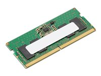 Lenovo - DDR5 - modul - 8 GB - SO DIMM 262-pin - 6400 MT/s - klockad - grön 4X71S86130