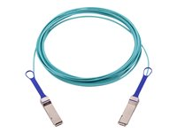 NVIDIA - 100GBase-AOC direktanslutningskabel - QSFP till QSFP - fiberoptisk - halogenfri, Active Optical Cable (AOC) 980-9I13O-00E010