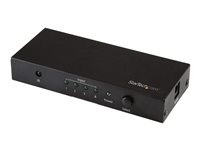 Startech Automatisk HDMI-switch med 4 portar - 4K 60 Hz - Video-/ljudomkopplare - 4 x HDMI - skrivbordsmodell - för P/N: SVA5H2NEUA VS421HD20