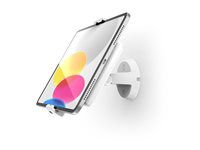 Compulocks Universal Tablet Cling Tilting Wall Mount - Monteringssats (lutningsbart väggfäste) - för surfplatta - universell, klibbig - aluminium - vit - skärmstorlek: 7"-13" 505WUCLGVWMW