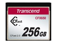 Transcend CFast 2.0 CFX650 - Flash-minneskort - 128 GB - CFast 2.0 TS128GCFX650