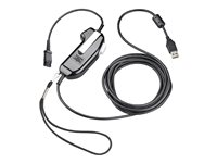 Poly SHS 2626-13 - PTT (push-to-talk)-tillbehör för headset - USB, säker röst, mono, ej seriell, ej momentant PTT - TAA-kompatibel 8K7N0AA#AC3