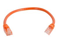 C2G Cat6 Booted Unshielded (UTP) Network Patch Cable - Patch-kabel - RJ-45 (hane) till RJ-45 (hane) - 2 m - UTP - CAT 6 - formpressad, hakfri, tvinnad - orange 83576