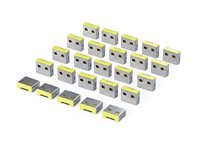 Startech - Dammskydd - USB-A, snap-in, reusable (paket om 25) 25P-USB-A-BLOCKER