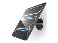 Compulocks Universal Invisible Mount Tilting Wall Mount - Monteringssats (väggfäste) - för surfplatta - osynlig - svart - skärmstorlek: upp till 13 tum - monteringsgränssnitt: 100 x 100 mm 505BSMP01B