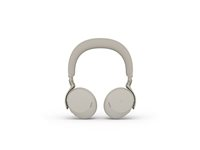 Jabra Evolve3 75 UC - Headset - på örat - Bluetooth - trådlös - aktiv brusradering - USB-C via Bluetooth-adapter - varmt grå - UC-certifierad, Zoomcertifierad, Google Meet-certifierad 37599-989-898