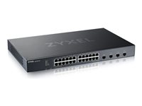 Zyxel XGS1935 Series XGS1935-28 - Switch - hanterad - L3 Lite - smart - 24 x 10/100/1000 + 4 x 10 Gigabit SFP+ (upplänk) - rackmonterbar - för Zyxel DAC10G-1M v2, DAC10G-3M v2, SFP10, SFP-1000, SFP-BX1310-10, SFP-BX1550, SFP-SX-D XGS1935-28-EU0101F