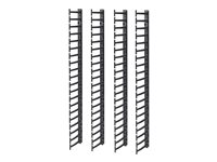 APC - Kabelhållarsats för rack - svart - 20U - TAA-kompatibel (paket om 4) - för P/N: SMTL2200RM2UCNC, SMX2KR2UX145, SMX3KR2UNCX145, SRT1000RMXLI, SRT1000RMXLI-NC AR7717A