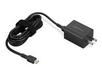 Lenovo Nano - Strömadapter - GaN - 65 Watt (USB-C) - svart - Europa 40AWGN65EU