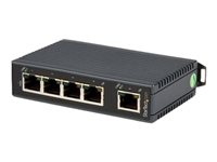 StarTech.com Industriell Ethernet-switch med 5-portar - DIN Rail-monterbar - Switch - ohanterad - 5 x 10/100 - DIN-skenmonterbar - för P/N: NETRS2322P IES5102