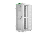 APC NetShelter SX Gen 2 - Rack skåp - 2258 H x 800 B x 1200 D mm, med sidor - golvstående - vit - 48U - 19" - för P/N: SCL500RM1UNC, SRT192BP2US, SRT192RMBP2US, SRT2200RMXLAUS, SRTL2K2RM1UWC, SRTL3KRM1UIC AR3387W2