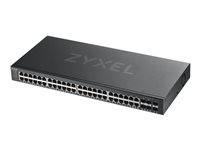 Zyxel GS1920-48v2 - Switch - smart - 48 x 10/100/1000 + 4 x kombinations-Gigabit SFP + 2 x Gigabit SFP - rackmonterbar GS1920-48V2-EU0101F