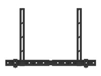 Multibrackets M - Monteringskomponent (universalmontering) - för soundbar - kraftigt stål - svart - skärmstorlek: 55"-110" - monteringsgränssnitt: upp till 600 x 400 mm - nedanför skärmen 7350073737895