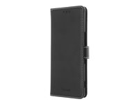 Insmat Exclusive Flip Case - Vikbart fodral för mobiltelefon - genuint läder, polyuretan, polykarbonat - för Sony XPERIA 5 650-2819